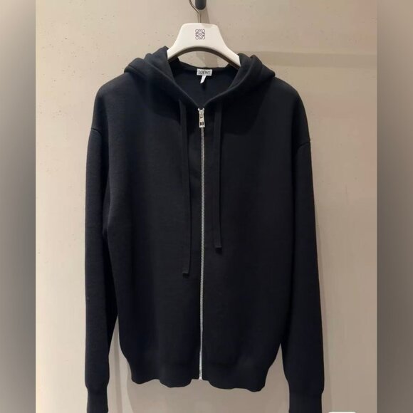 Loewe Anagram Logo Wool-Blend Hoodie - Picture 4 of 8